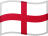 英格兰国旗，白底红十字代表英格兰国家队
